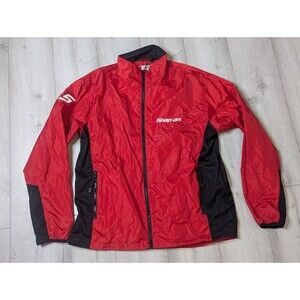 Snap On Windbreaker made by Clique Red And Black Size XXL
